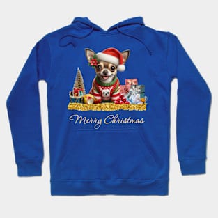 Merry Christmas Chihuahua Hoodie